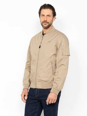 Manteau mi-saison Schott NYC en beige