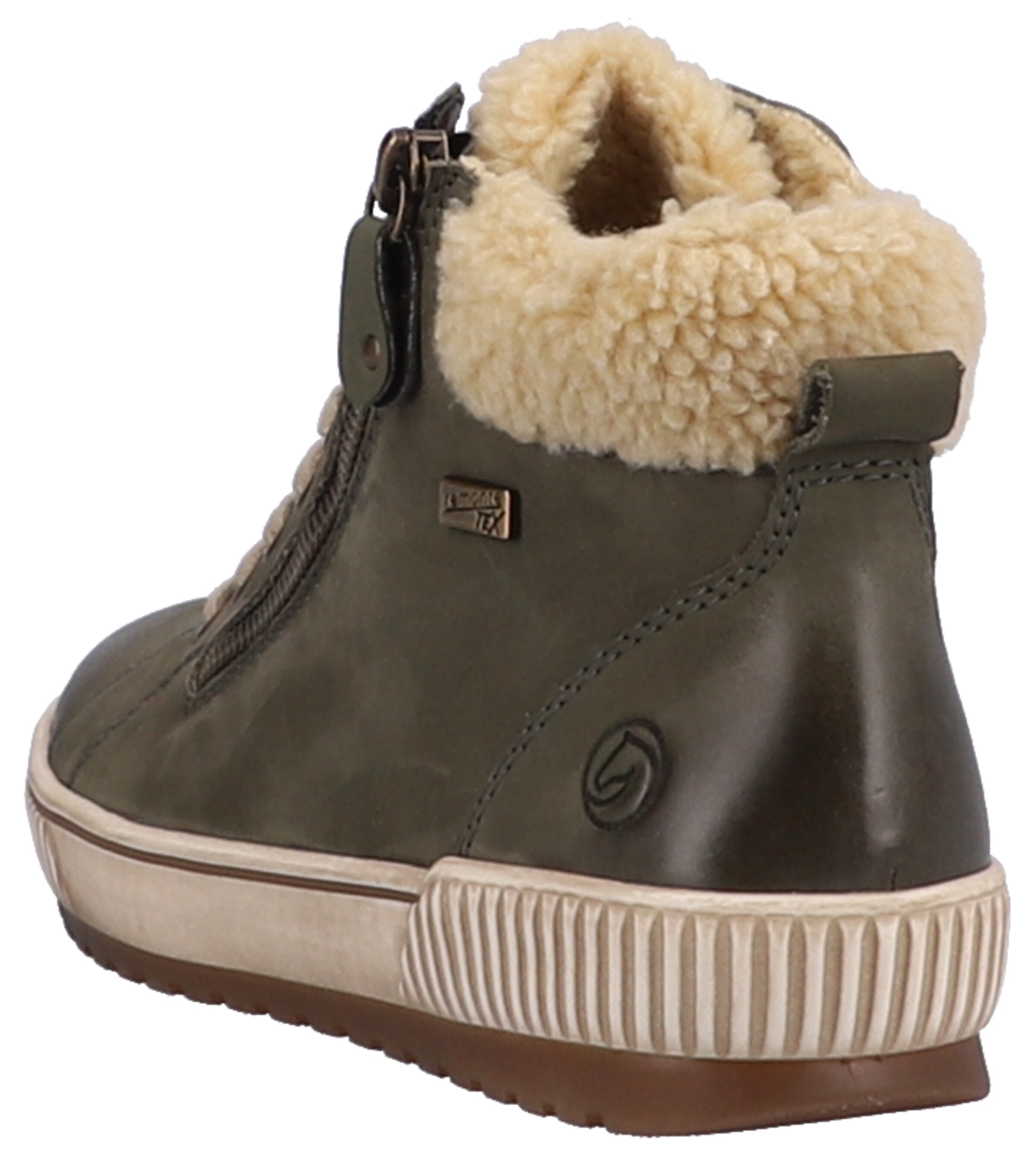 REMONTE - Botim com fivela em verde