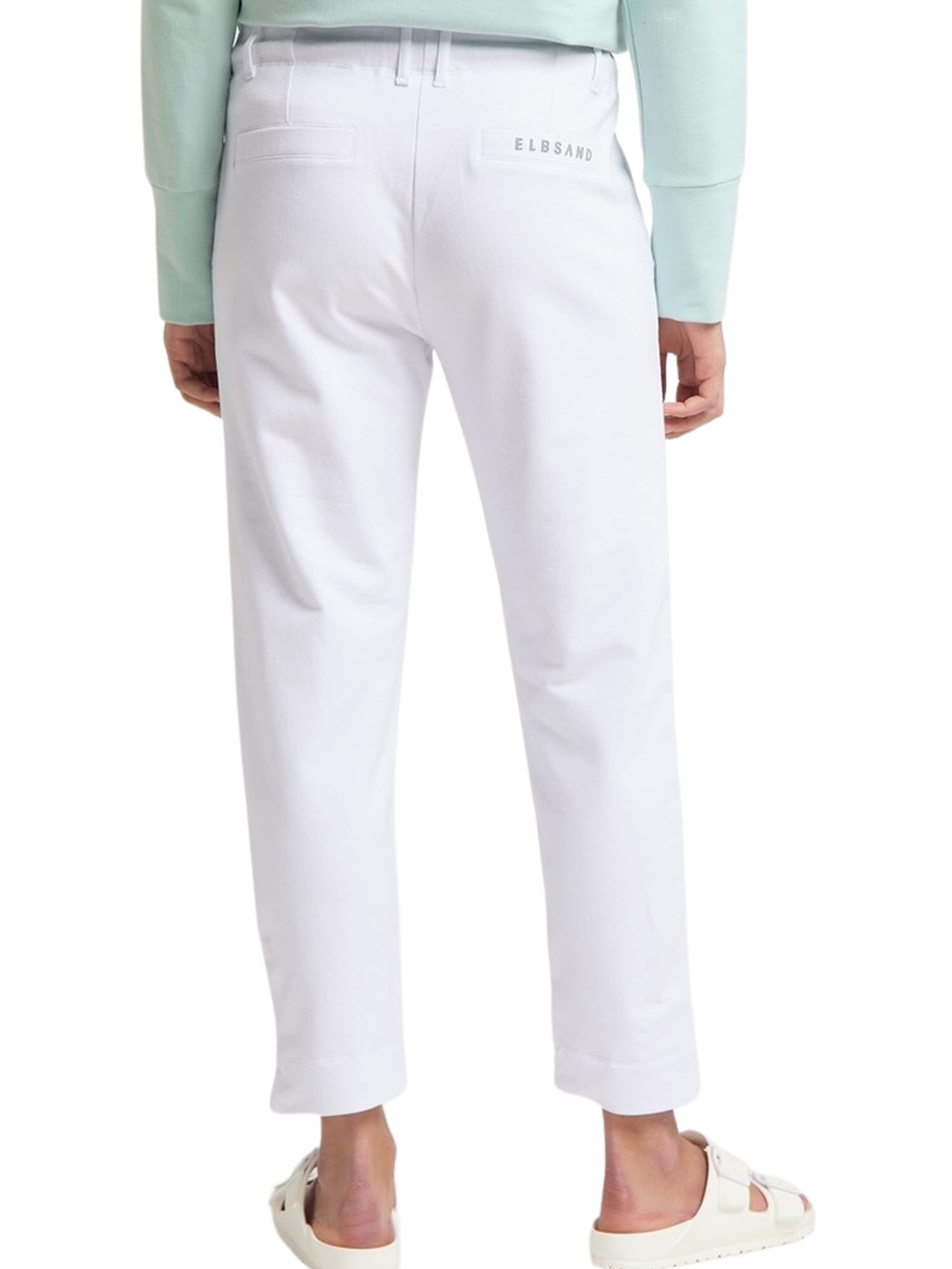 Regular Pantalon 'Ivalo' Elbsand en blanc