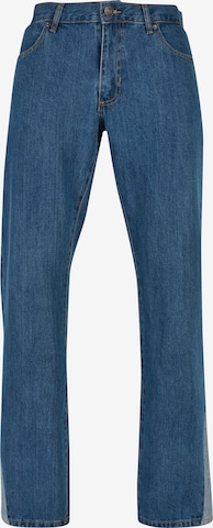 Urban Classics Loosefit Jeans in Blauw: voorkant