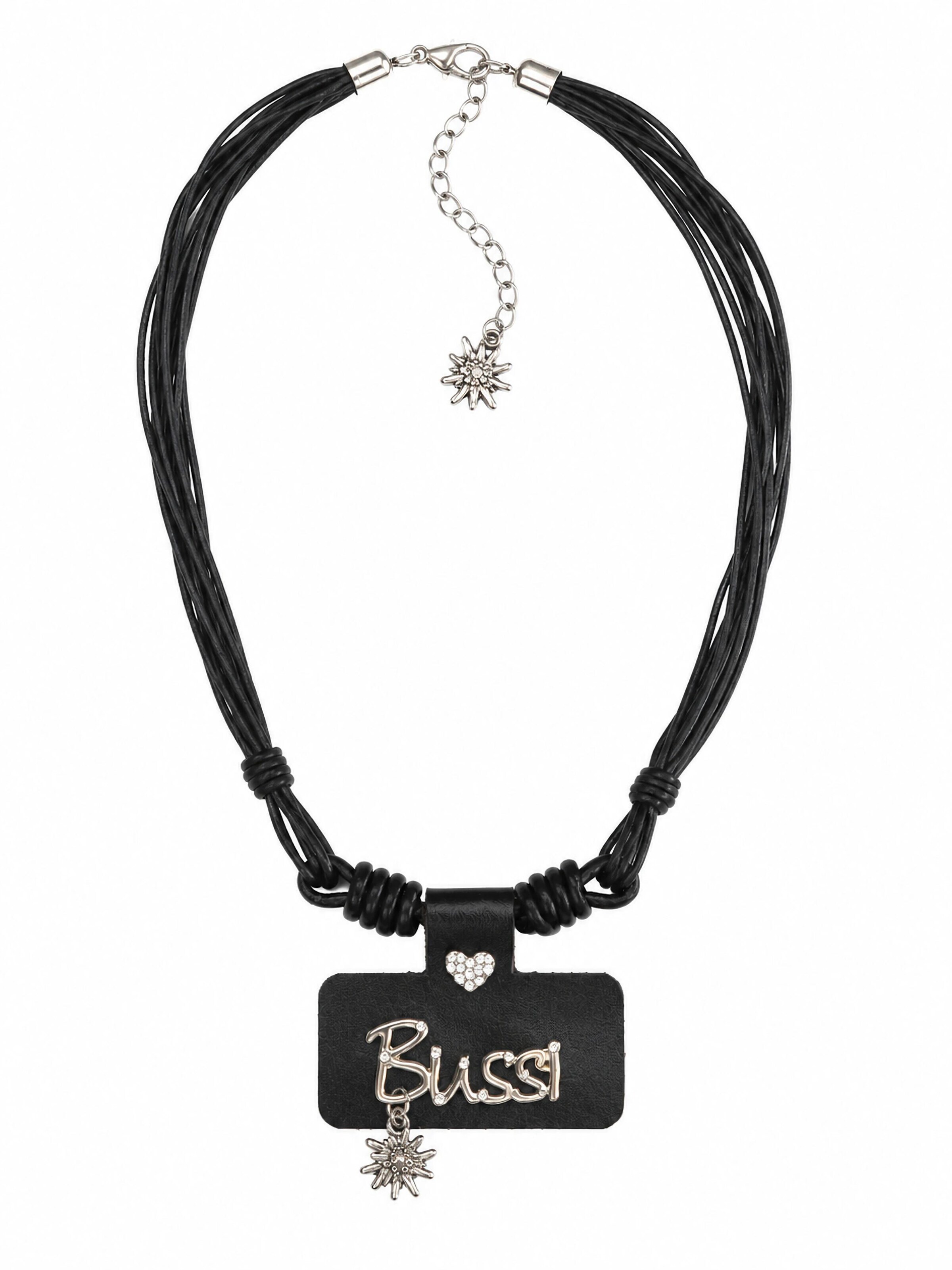 Allgäu Rebell Necklace 'Bussi' in Black