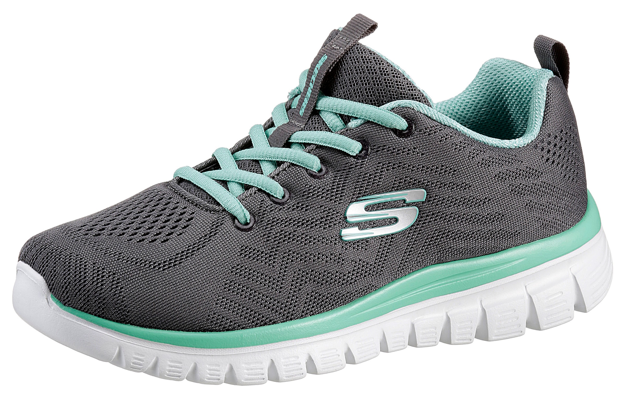 SKECHERS Sneakers in Grey: front