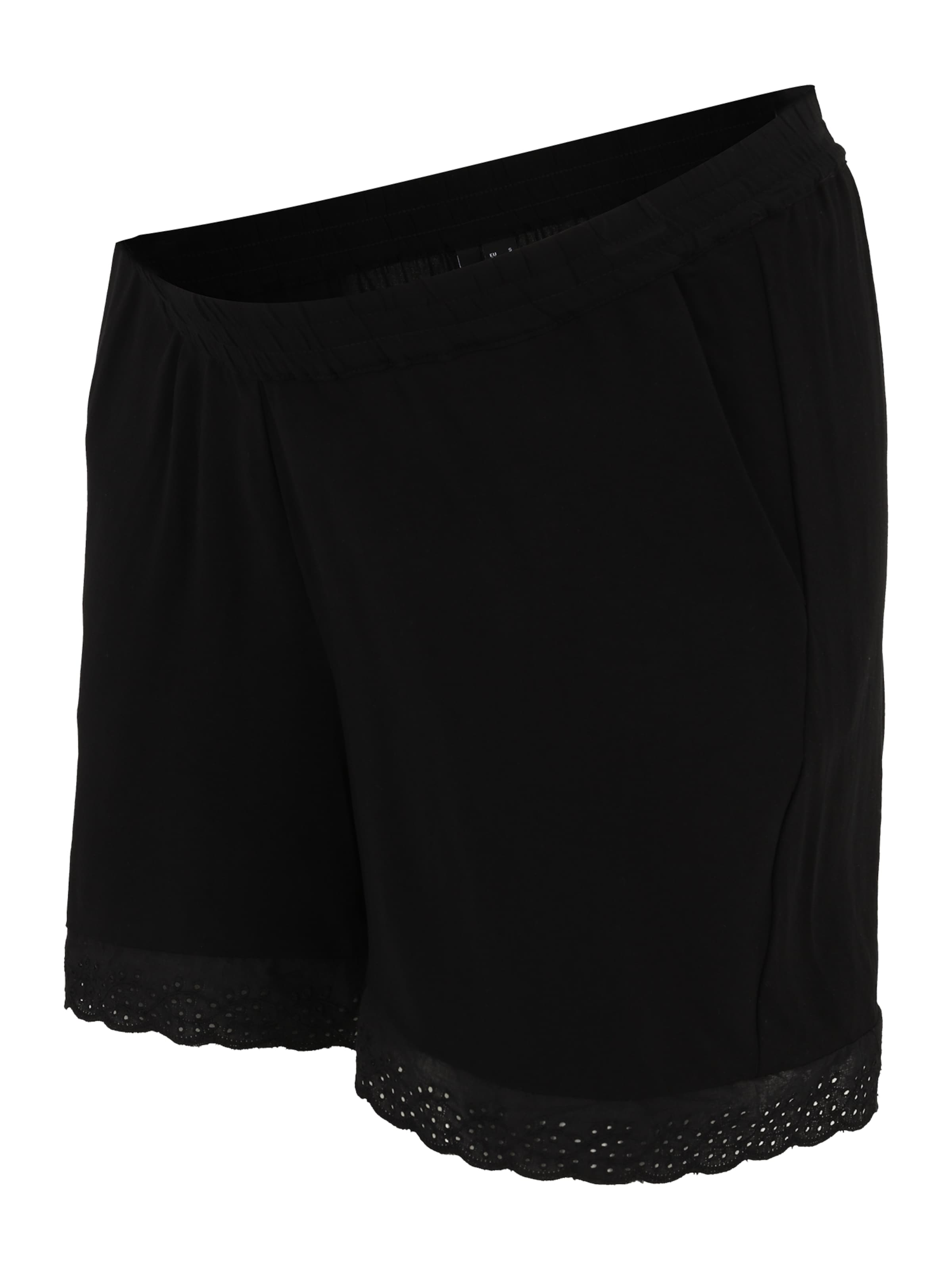 Vero Moda Maternity regular Παντελόνι 'VMMEasy Joy' σε μαύρο: μπροστά