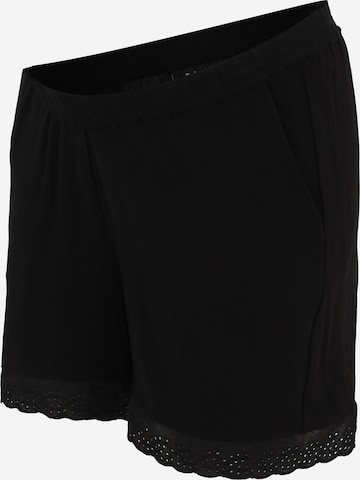 juoda Vero Moda Maternity Standartinis Kelnės 'VMMEasy Joy': priekis