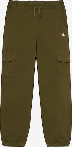 Champion Authentic Athletic Apparel Regular Housut 'ICONS' värissä vihreä: etupuoli