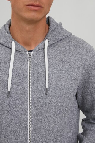 BLEND Kapuzensweatjacke 'GORDON' in Grau