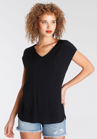 Tamaris Blouse in Black: front