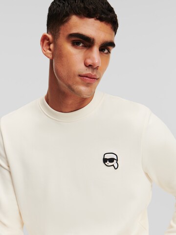 Karl Lagerfeld Sweatshirt 'Ikonik' in Weiß