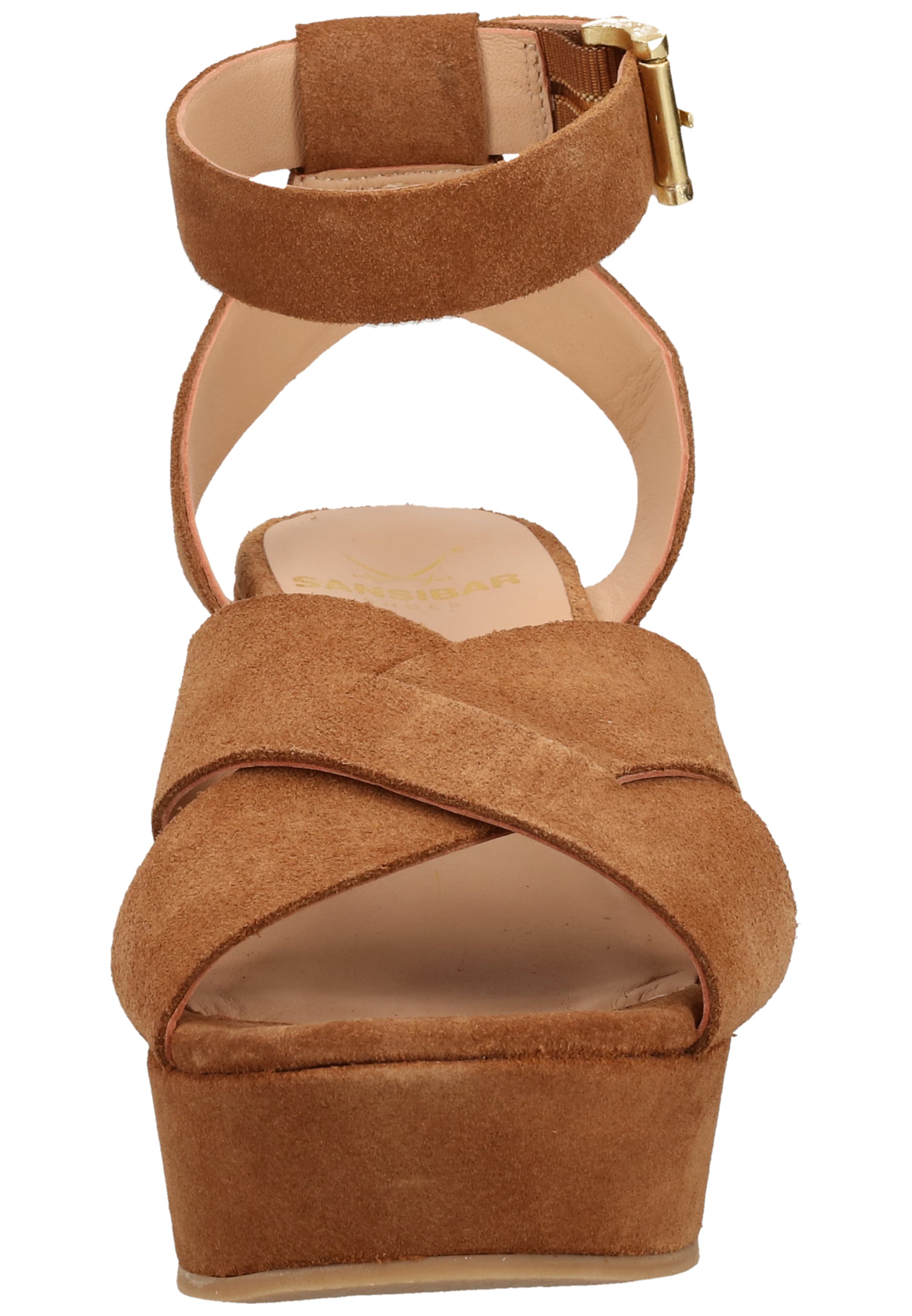 SANSIBAR Sandalen met riem in Bruin