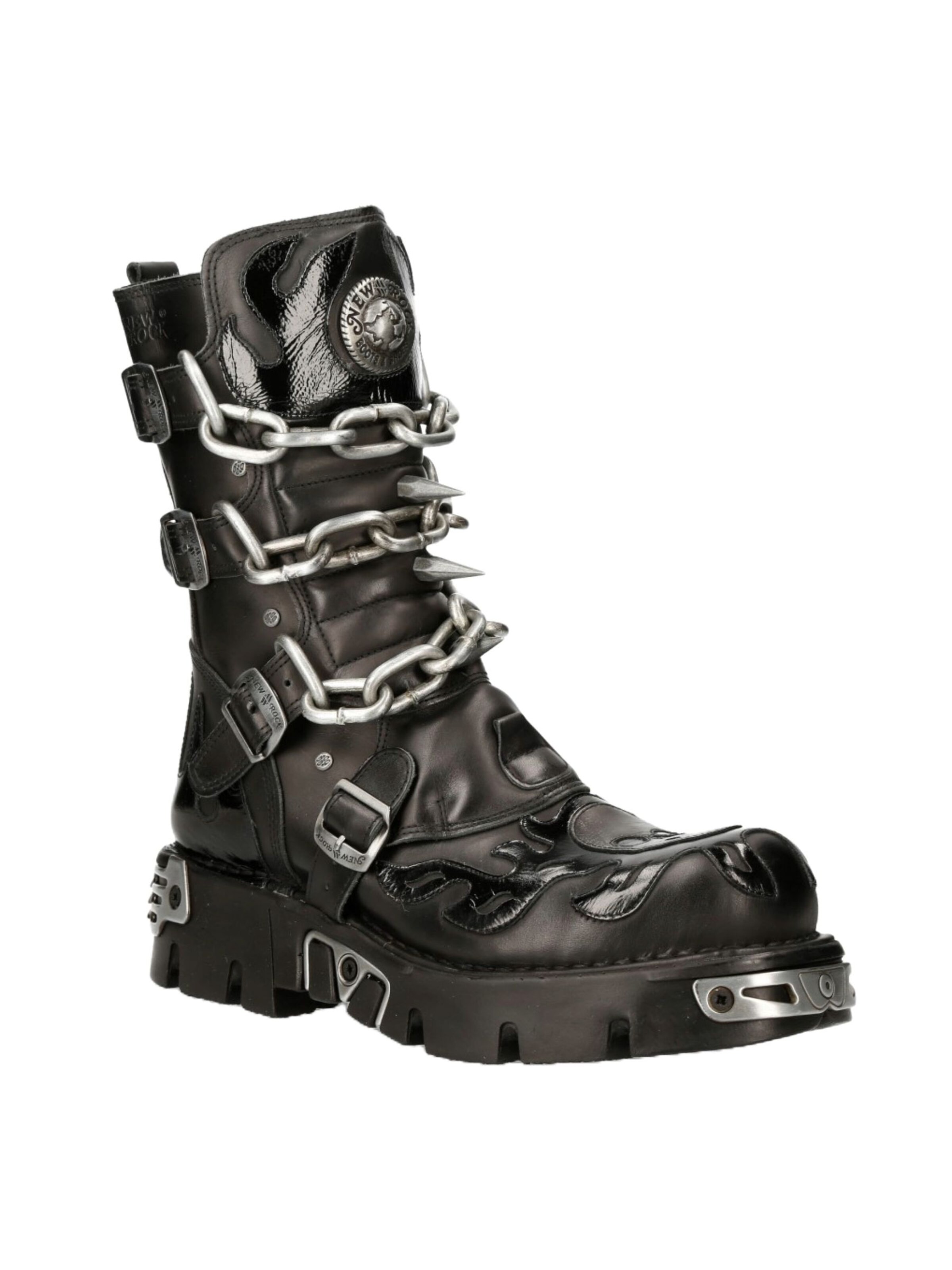 New Rock - Botas con cordones 'M-727-S5' en negro