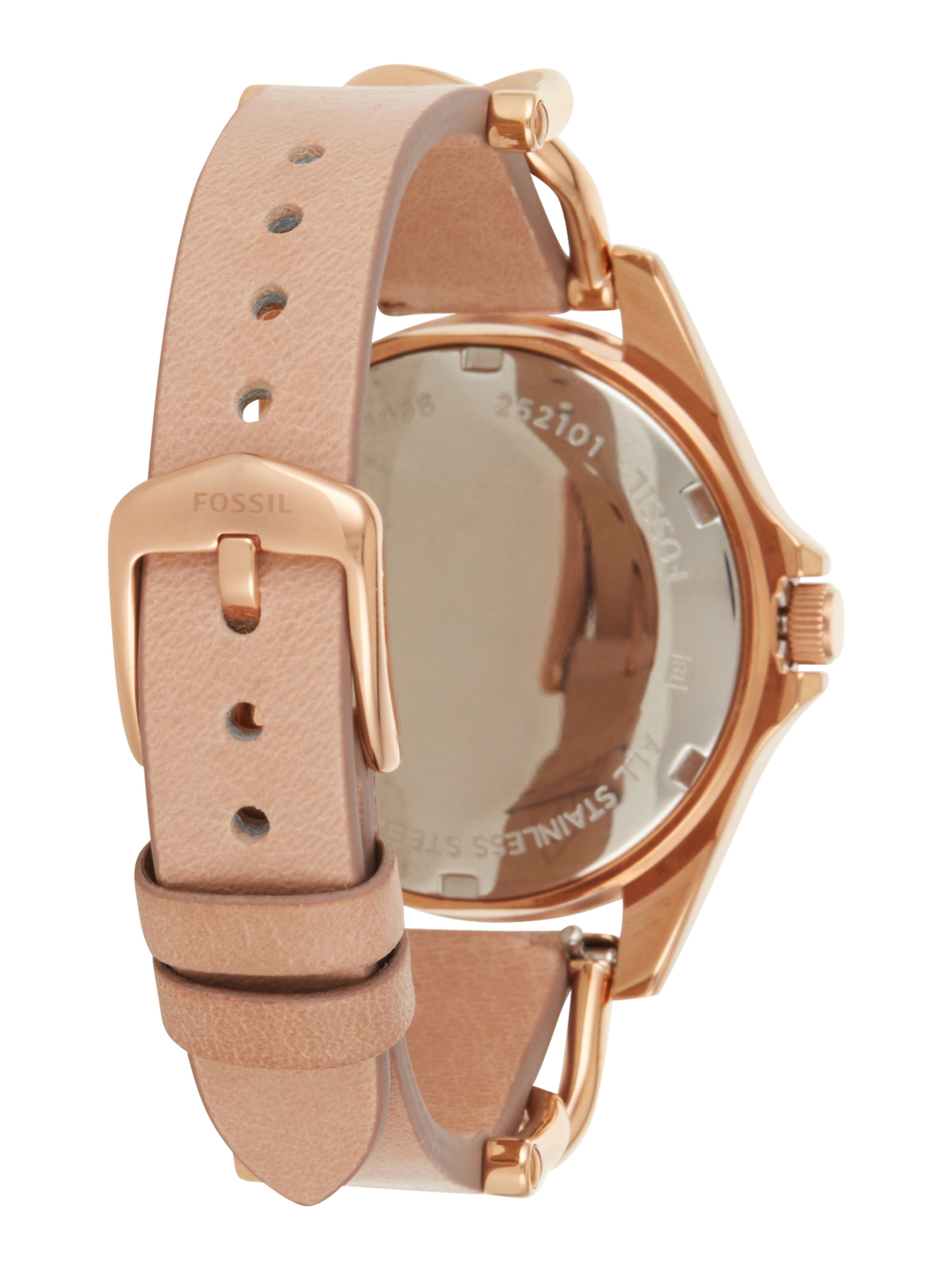 Montre à affichage analogique 'RILEY' FOSSIL en or