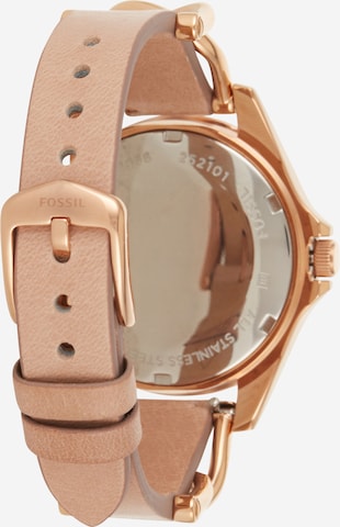 FOSSIL Analoog horloge 'RILEY' in Goud