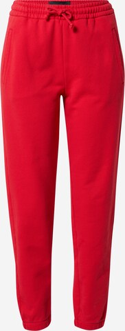 DRYKORN Zwężany krój Spodnie 'ONCE' w kolorze czerwony: przód