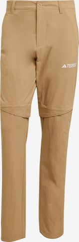 Pantaloni per outdoor di ADIDAS TERREX in marrone: frontale