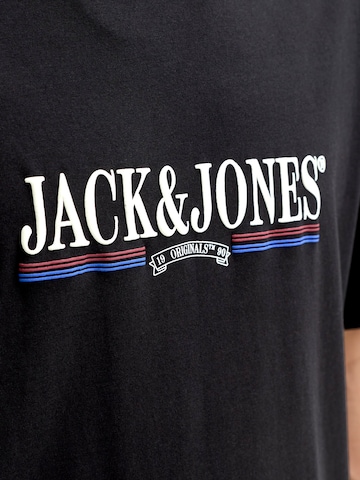 Maglietta 'JORFREDERIKSBERG' di JACK & JONES in nero