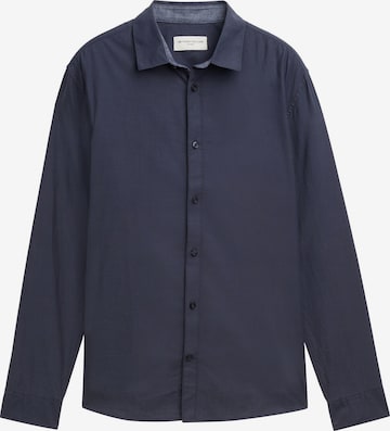 TOM TAILOR Regular fit Button Up Shirt in Blue: front