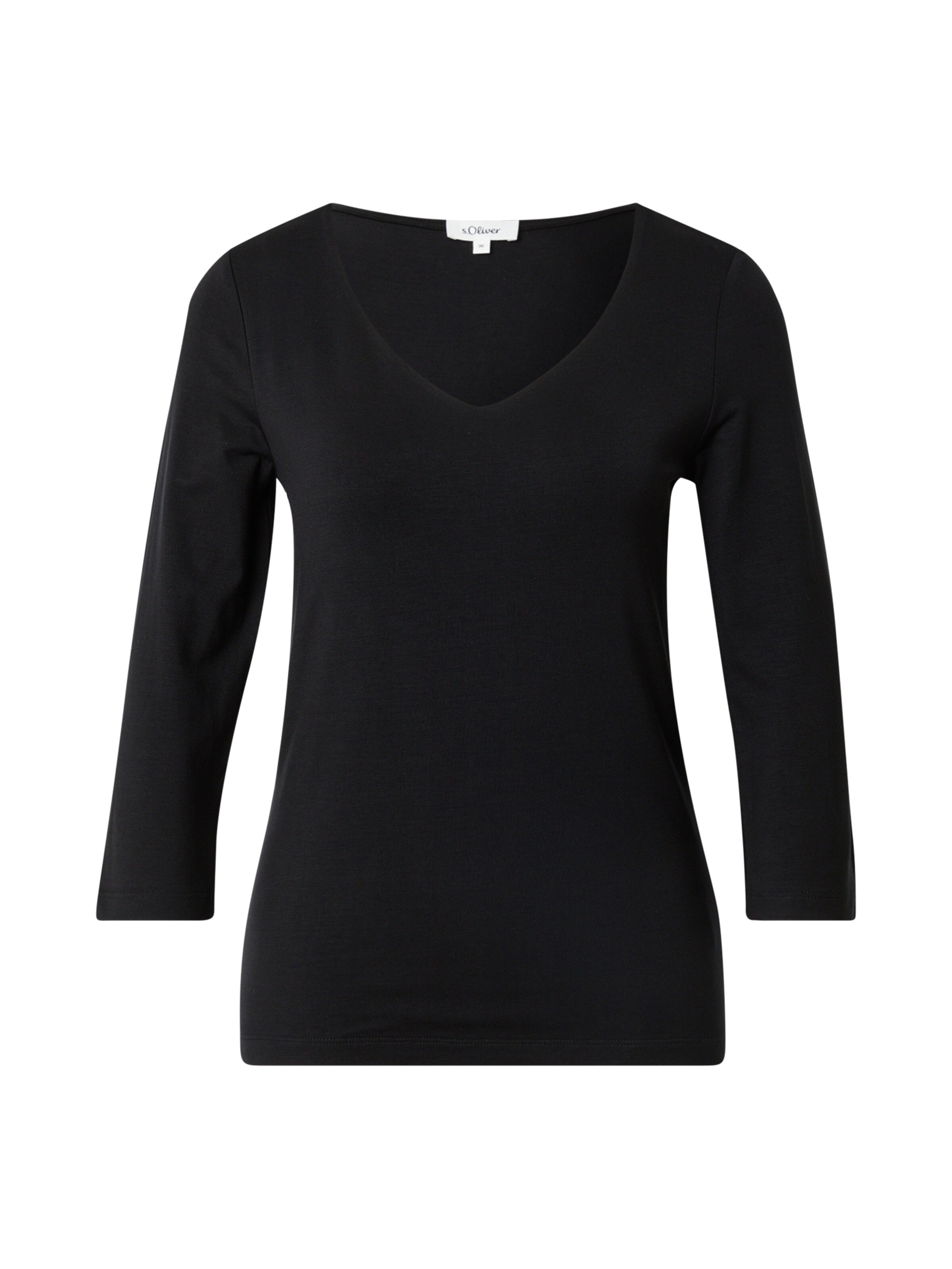 s.Oliver Футболка в Черный: спереди