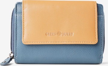 Portamonete 'Nappa' di GREENBURRY in blu: frontale