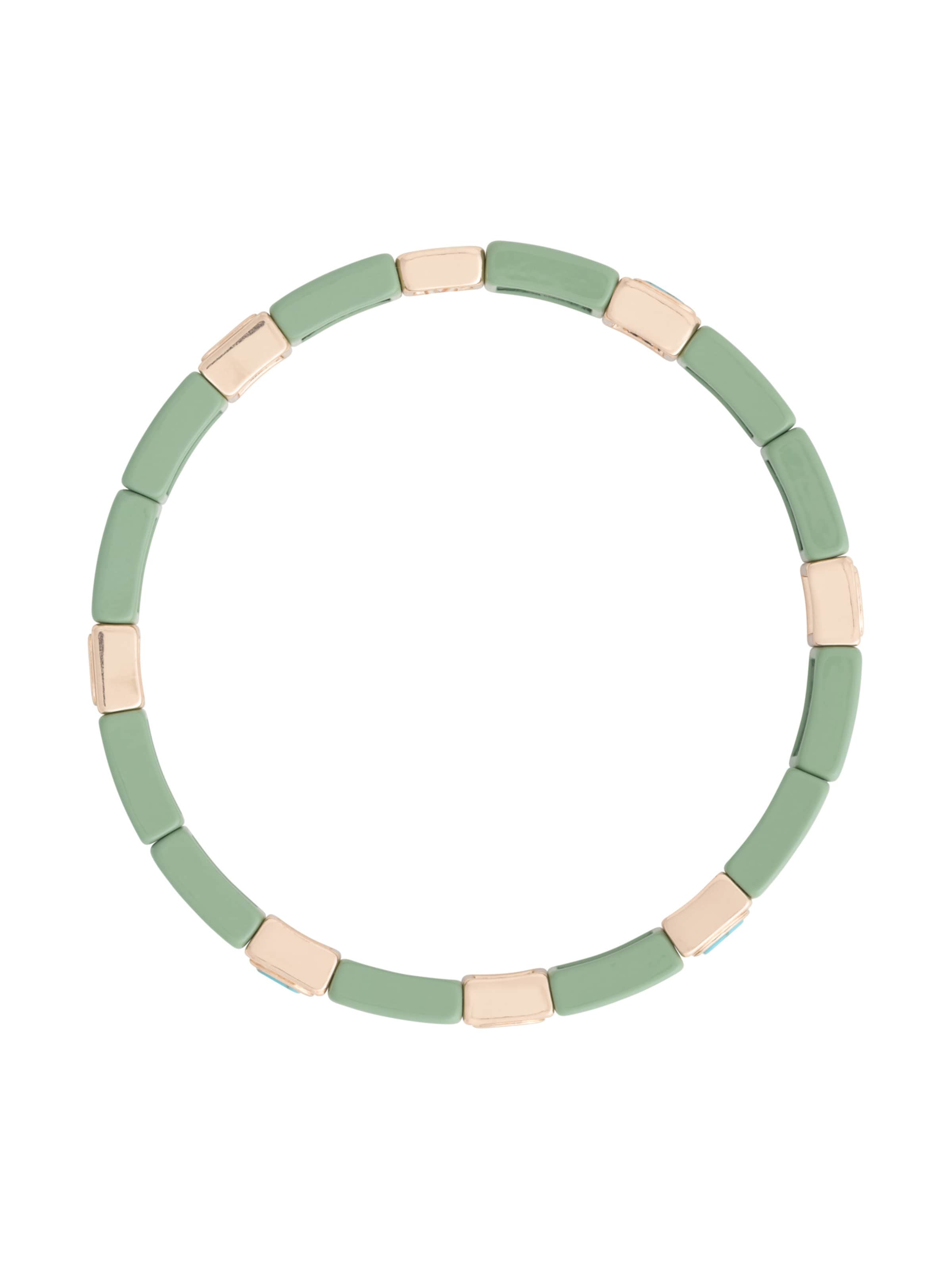 Bracelet 'Enamel Tiles Stone Line' A&C Oslo – Nordic Design Jewellery en mélange de couleurs : devant