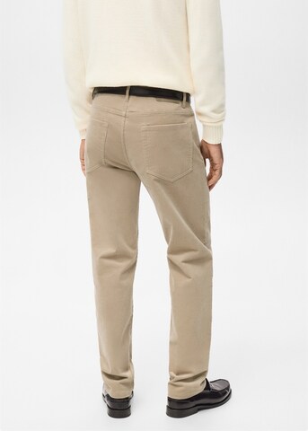 MANGO MAN Regular Pants 'Ercolano' in Beige