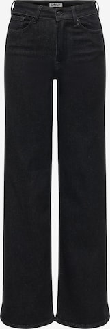 ONLY Wide leg Jeans 'ONLMadison' in Zwart: voorkant