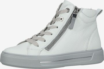 Sneaker alta di ARA in bianco: frontale