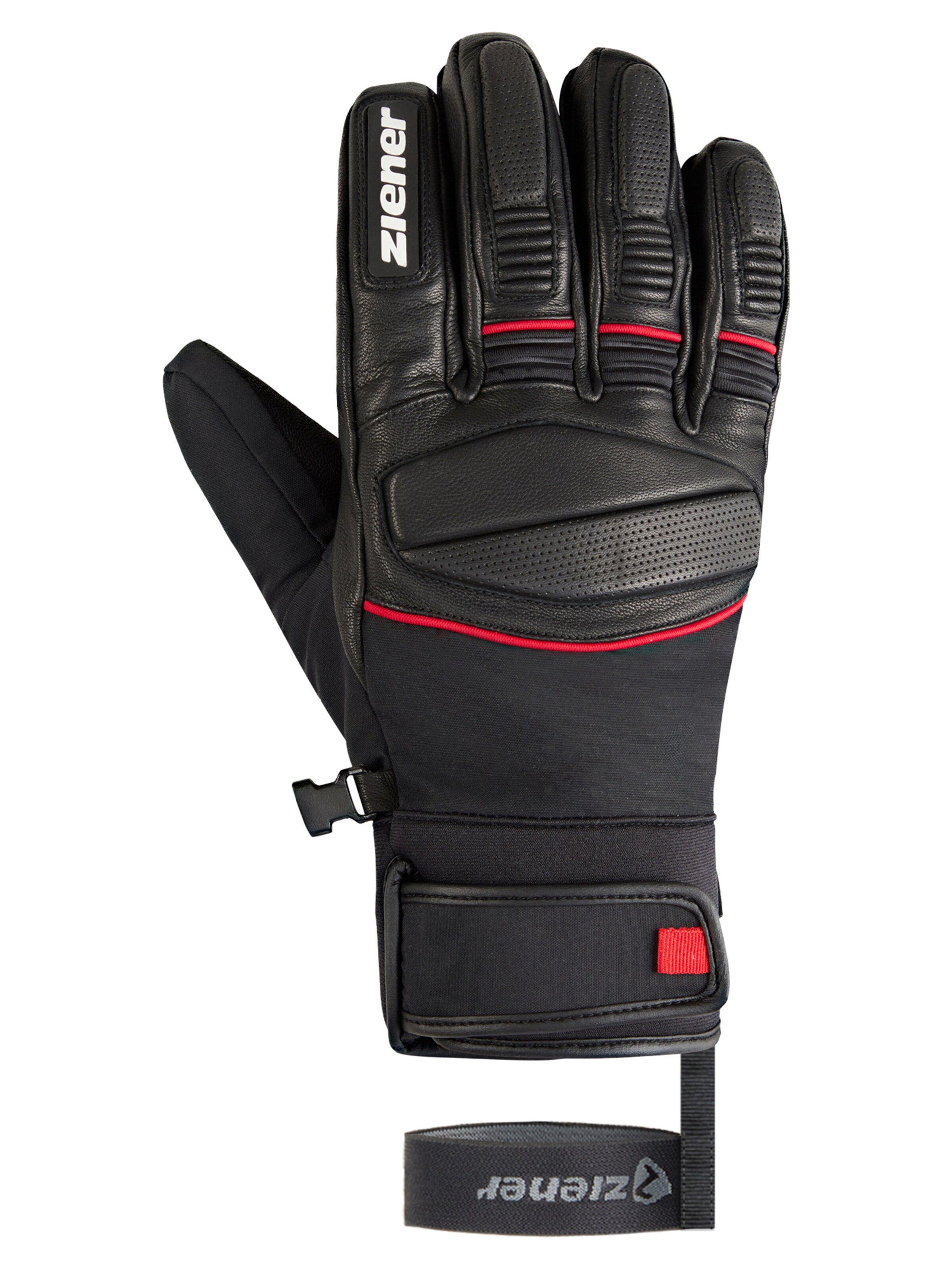 ZIENER Athletic Gloves 'Gomin' in Red: front