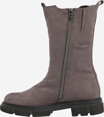 TOM TAILOR - Botas Chelsea en gris