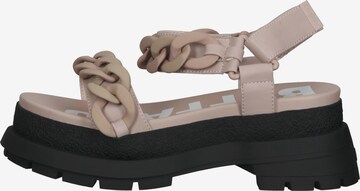 BUFFALO Strap Sandals 'Rude Chain' in Pink