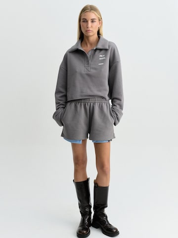 Loosefit Pantalon 'POCKET SHORTS BEIGE' FEMSSY en gris