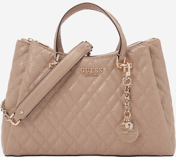 Borsa a mano 'Isemay' di GUESS in beige: frontale