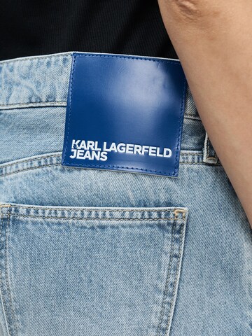 KARL LAGERFELD JEANS Bő szár Farmer - kék