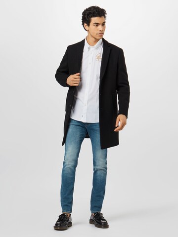 La Martina Slim Fit Риза в бяло