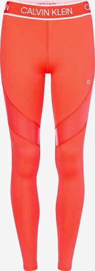 Calvin Klein Performance Sporthose in orange / weiß, Produktansicht