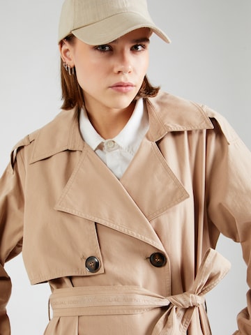 comma casual identity Between-Seasons Coat in Beige