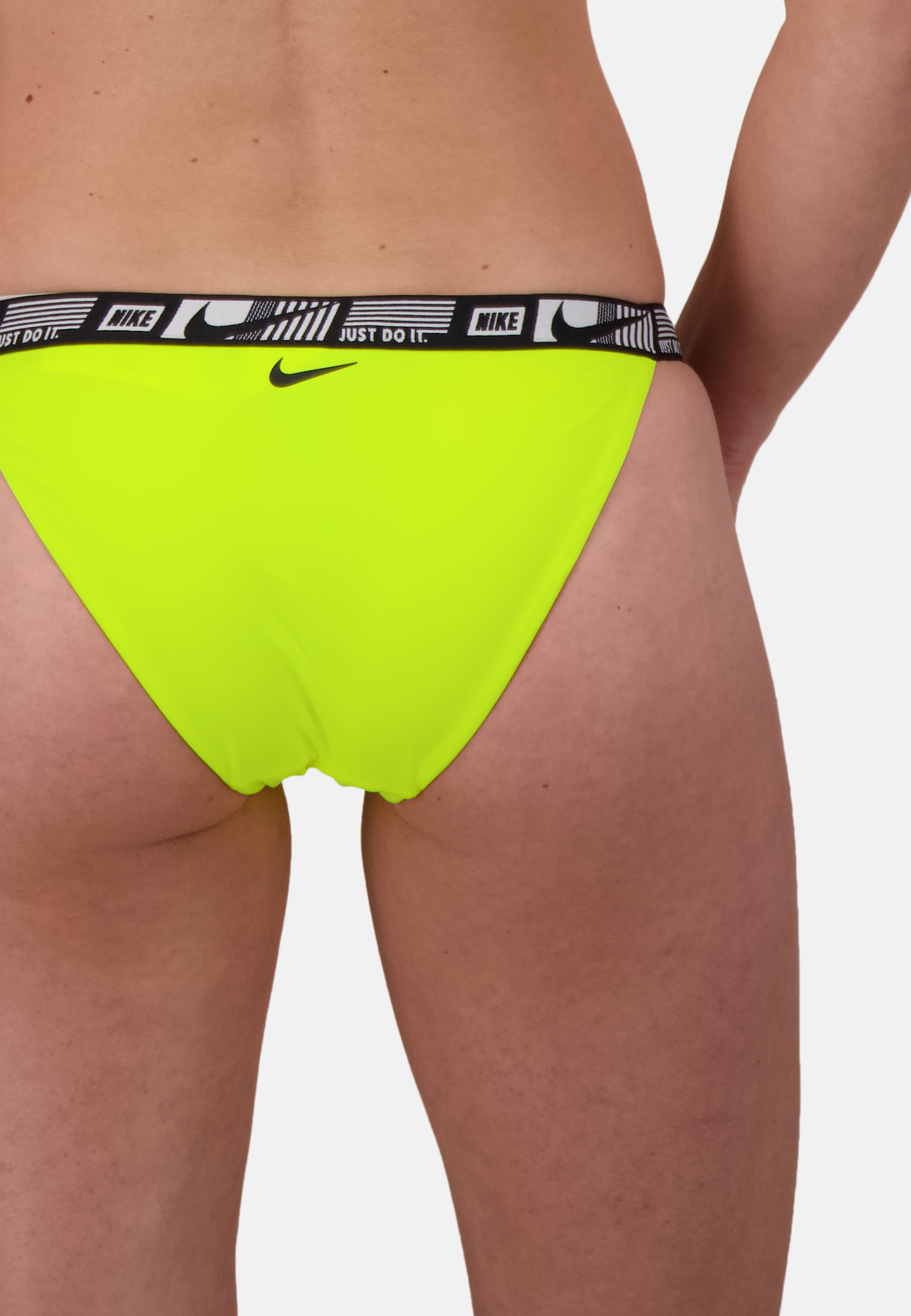 Nike Swim Bikinihose in Neongelb 