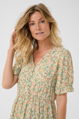 Cream Dress 'CRLinaa' in Green