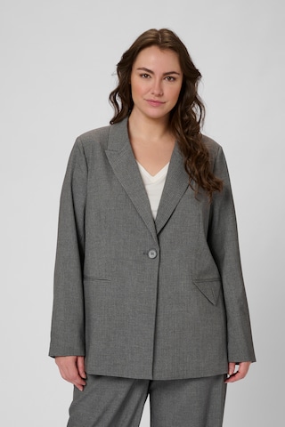 KAFFE CURVE Blazer i grå: forside