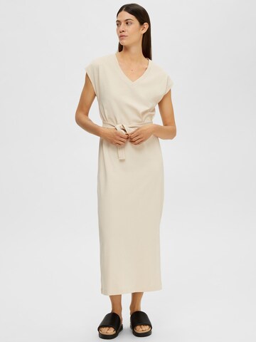 SELECTED FEMME Dress 'ESSENTIAL' in Beige