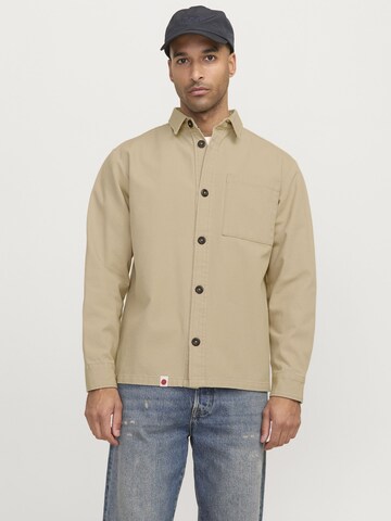 R.D.D. ROYAL DENIM DIVISION Comfort fit Overhemd in Beige: voorkant