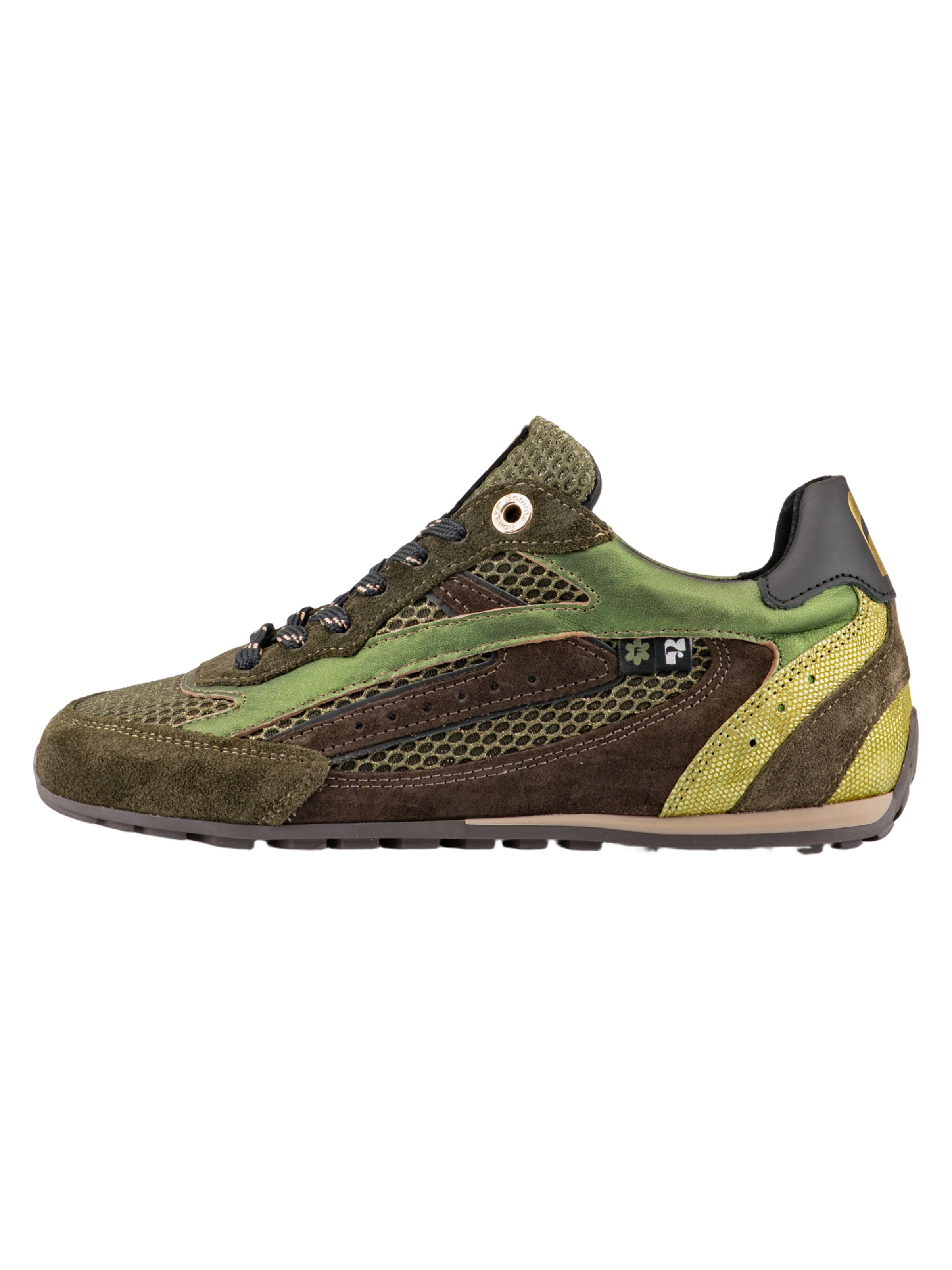 Floris van Bommel Sneakers laag 'Illvi 01' in Groen: voorkant