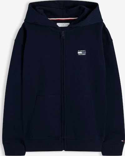 TOMMY HILFIGER Collegetakki 'Tonal Flag Logo Zip-thru' koossa 74 värissä marine, Tuotenäkymä