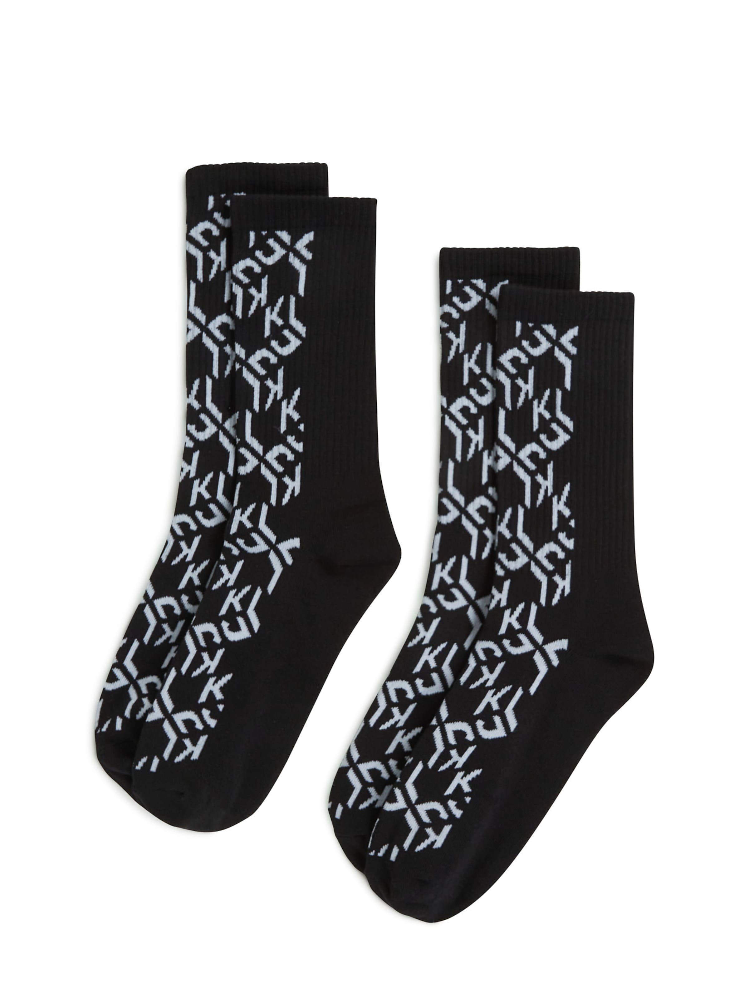 melns KARL LAGERFELD JEANS Zeķes: no priekšpuses