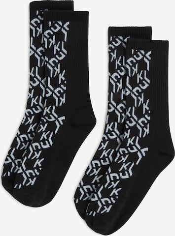 Chaussettes KARL LAGERFELD JEANS en noir : devant