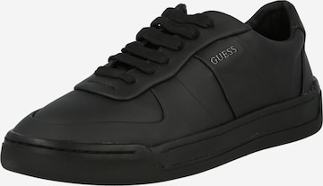 GUESS Platform trainers 'STRAVE' in Black: front