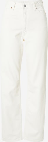 Monki Regular Jeans in White: front