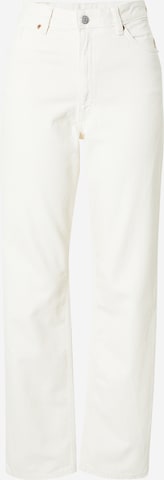 Monki Regular Jeans in Wit: voorkant