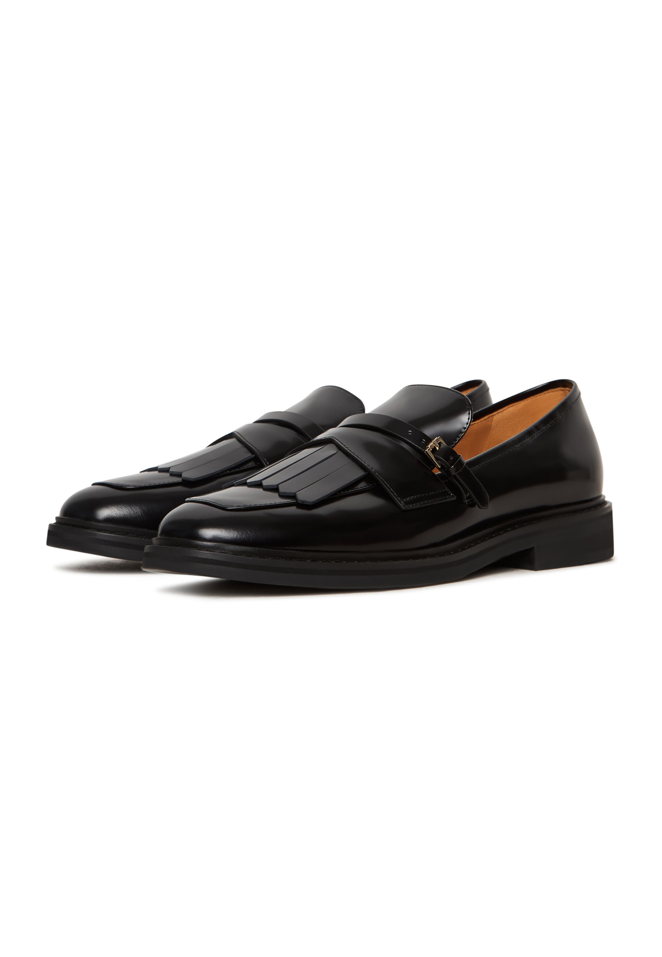 CESARE GASPARI Slipper in Schwarz