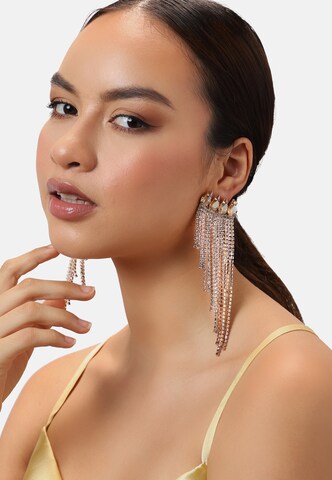 SOHI Ohrringe 'Amari' in Gold: Vorderseite