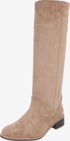Ital-Design Stiefel in Braun: Vorderseite